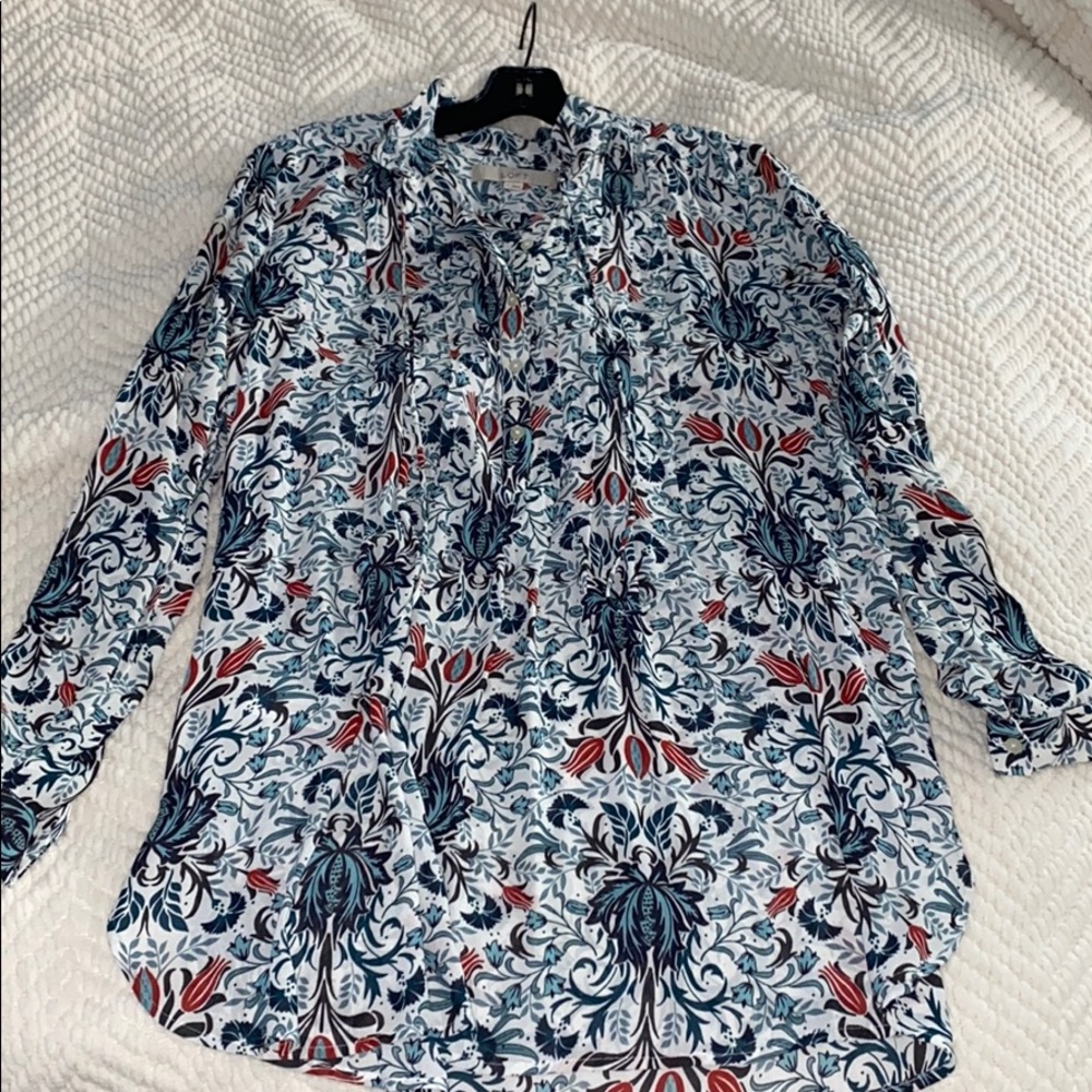 Beautiful Long floral blouse